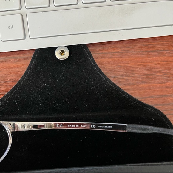 Ray-Ban RB3176 004/48 Flight Aviator Silver Metal Sunglass Frames Only - Picture 7 of 11